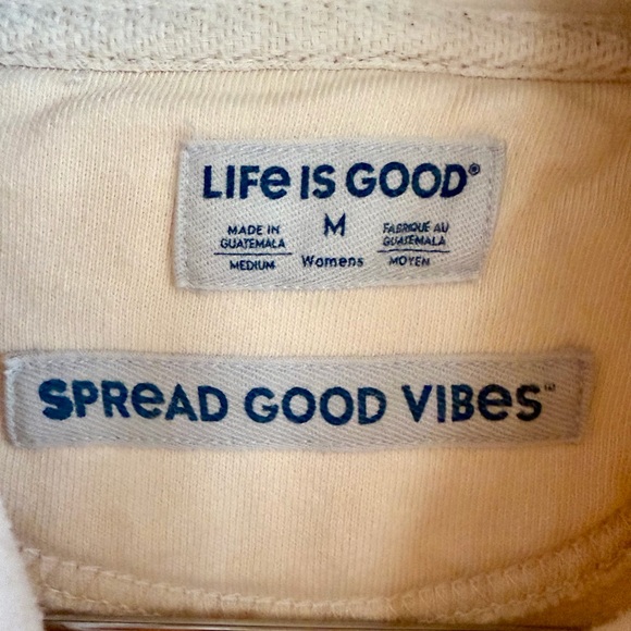 LIFE IS GOOD Small Choose Kindness Rainbow Spell Out Cotton Hoodie Athleisure - Picture 7 of 8